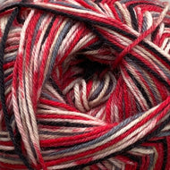 Regia 4ply Vianoce| Sivočervená