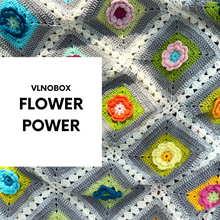Načítať obrázok v galérii, VLNOBOX | Veľká deka Flower Power