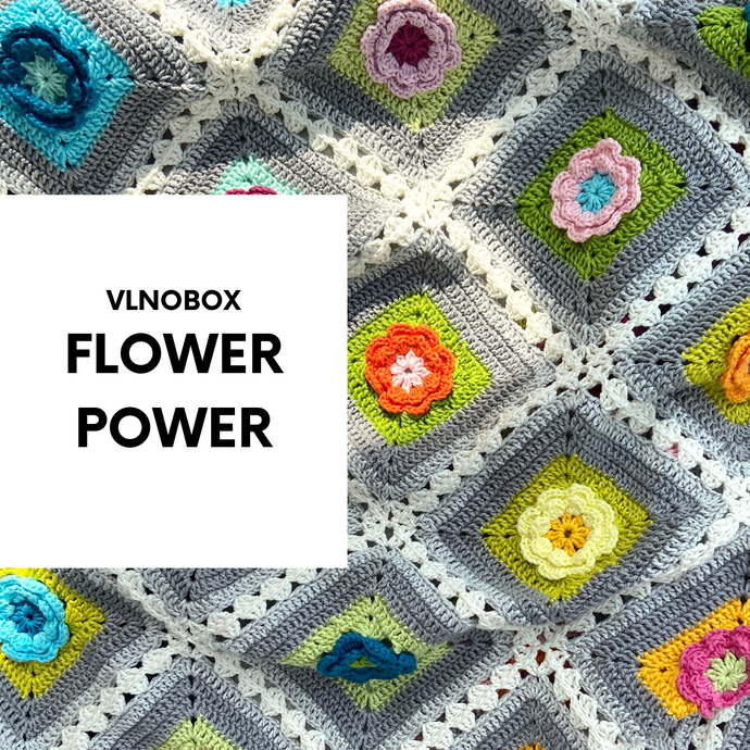 VLNOBOX | Veľká deka Flower Power