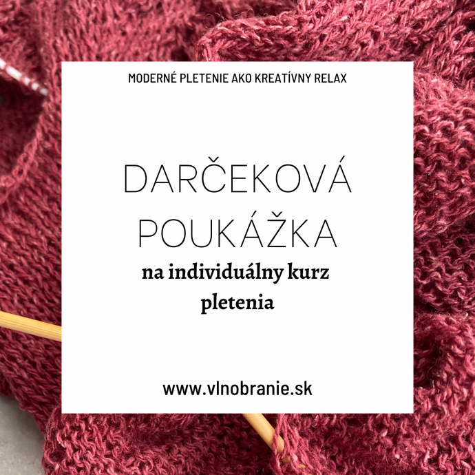 DARČEKOVÁ POUKÁŽKA | Kurz