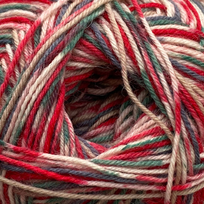 Regia 4ply Vianoce| Červenobéžová