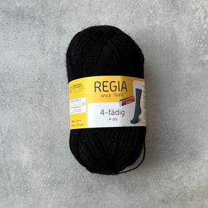 Regia 4ply Color | Čierna