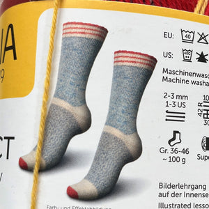 Regia 4ply Pairfect | Modročervená