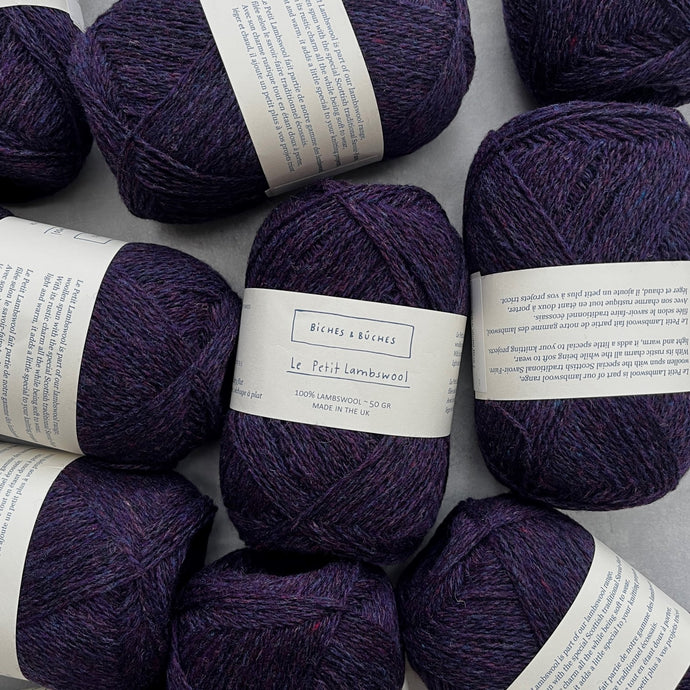Le Petit Lambswool | Dark Violet Blue
