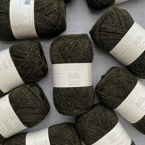Le Petit Lambswool | Dark Green Grey