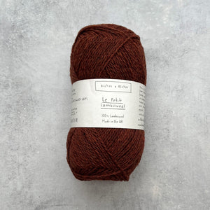 Le Petit Lambswool | Dark Red Brown