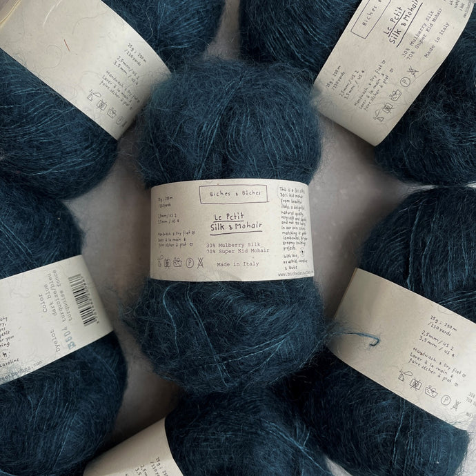 Le Petit Silk & Mohair | Dark Blue