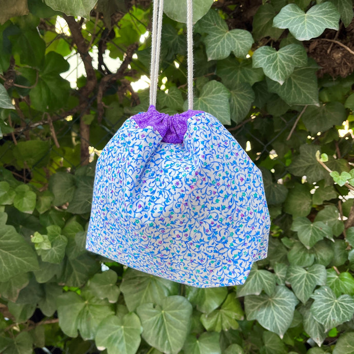Projektová taška | Modrý ornament | Malá