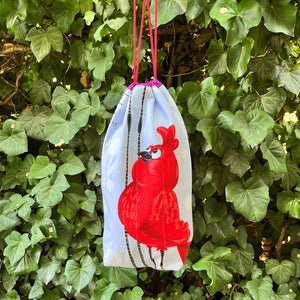 Projektová taška | Vtáčik fialová | Veľká