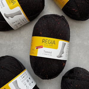 Regia Tweed 6ply | Tvídová tmavohnedá