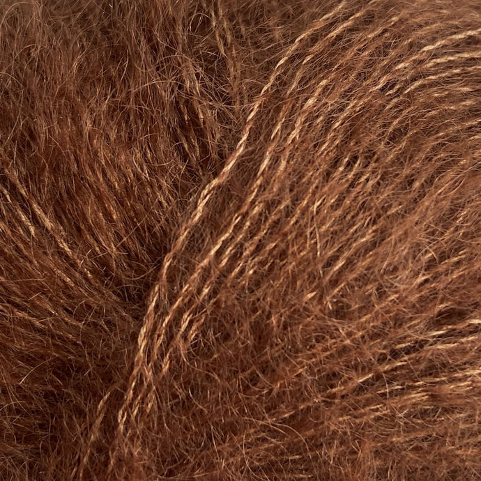 Knitting for Olive Soft Silk Mohair | Dark Cognac
