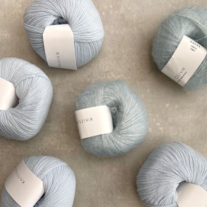 Knitting for Olive Soft Silk Mohair | Ice Blue