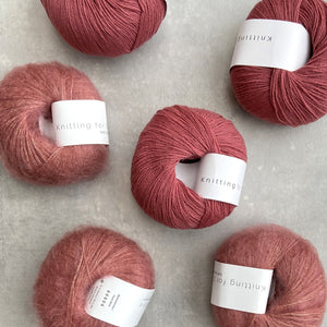 Knitting for Olive Soft Silk Mohair | Plum Rose