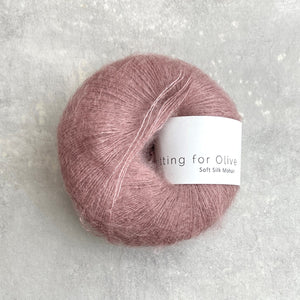 Knitting for Olive Soft Silk Mohair | Dusty Rose