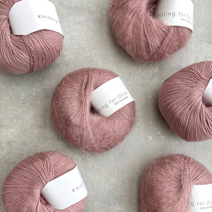 Knitting for Olive Soft Silk Mohair | Dusty Rose