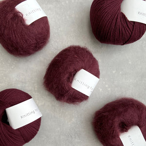 Knitting for Olive Soft Silk Mohair | Bordeaux