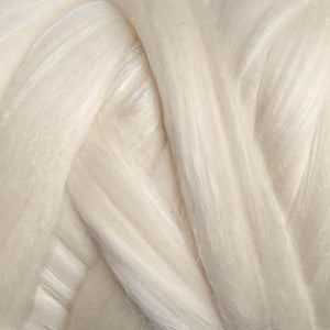 Česanec Natural White | 70% Merino + 30% Hodváb