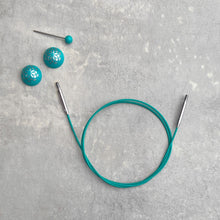Načítať obrázok v galérii, KnitPro Swivel vymeniteľné lanko | 100 cm