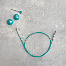 Načítať obrázok v galérii, KnitPro Swivel vymeniteľné lanko | 50 cm