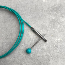 Načítať obrázok v galérii, KnitPro Swivel vymeniteľné lanko | 50 cm
