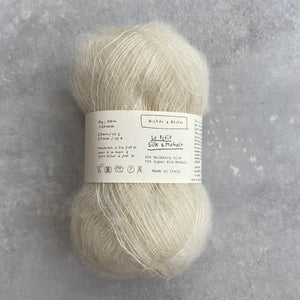 Le Petit Silk & Mohair| Off White