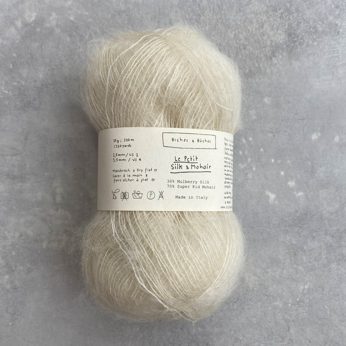 Le Petit Silk & Mohair| Off White