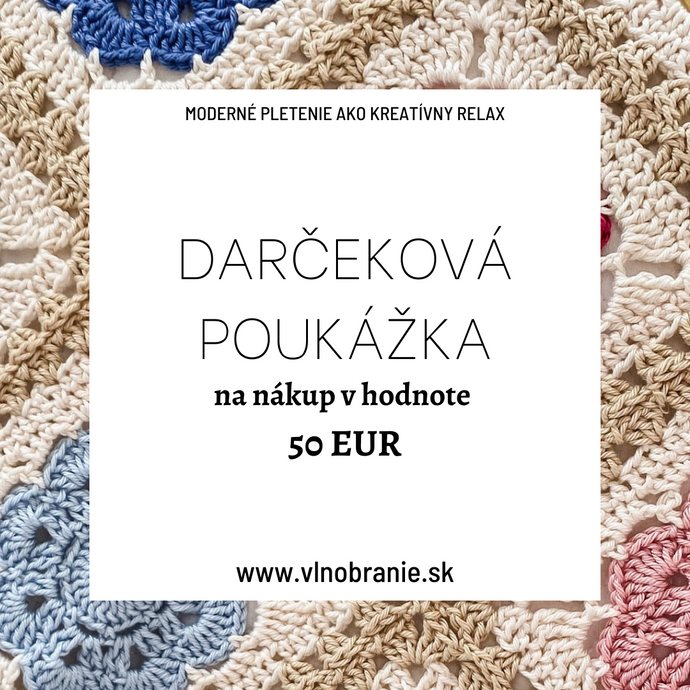 DARČEKOVÁ POUKÁŽKA | 50 EUR