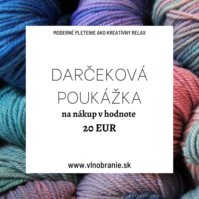 DARČEKOVÁ POUKÁŽKA | 20 EUR
