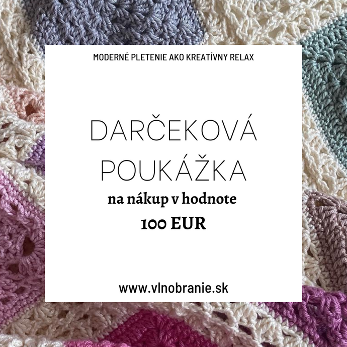 DARČEKOVÁ POUKÁŽKA | 100 EUR
