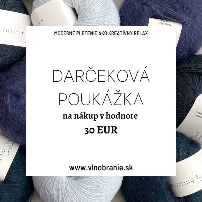 DARČEKOVÁ POUKÁŽKA | 30 EUR